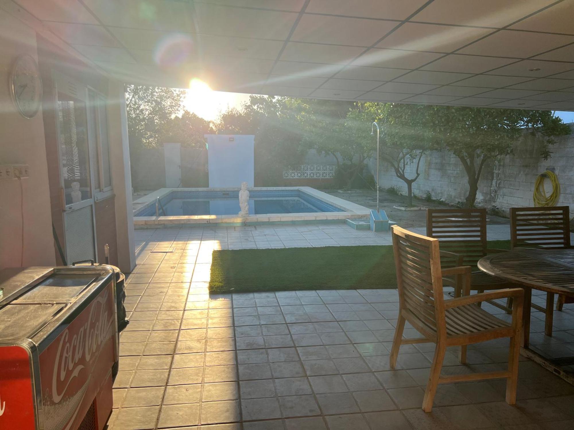 Chalet Piscina Jakuzzi Sevilla Hacienda de Tarazona Bagian luar foto