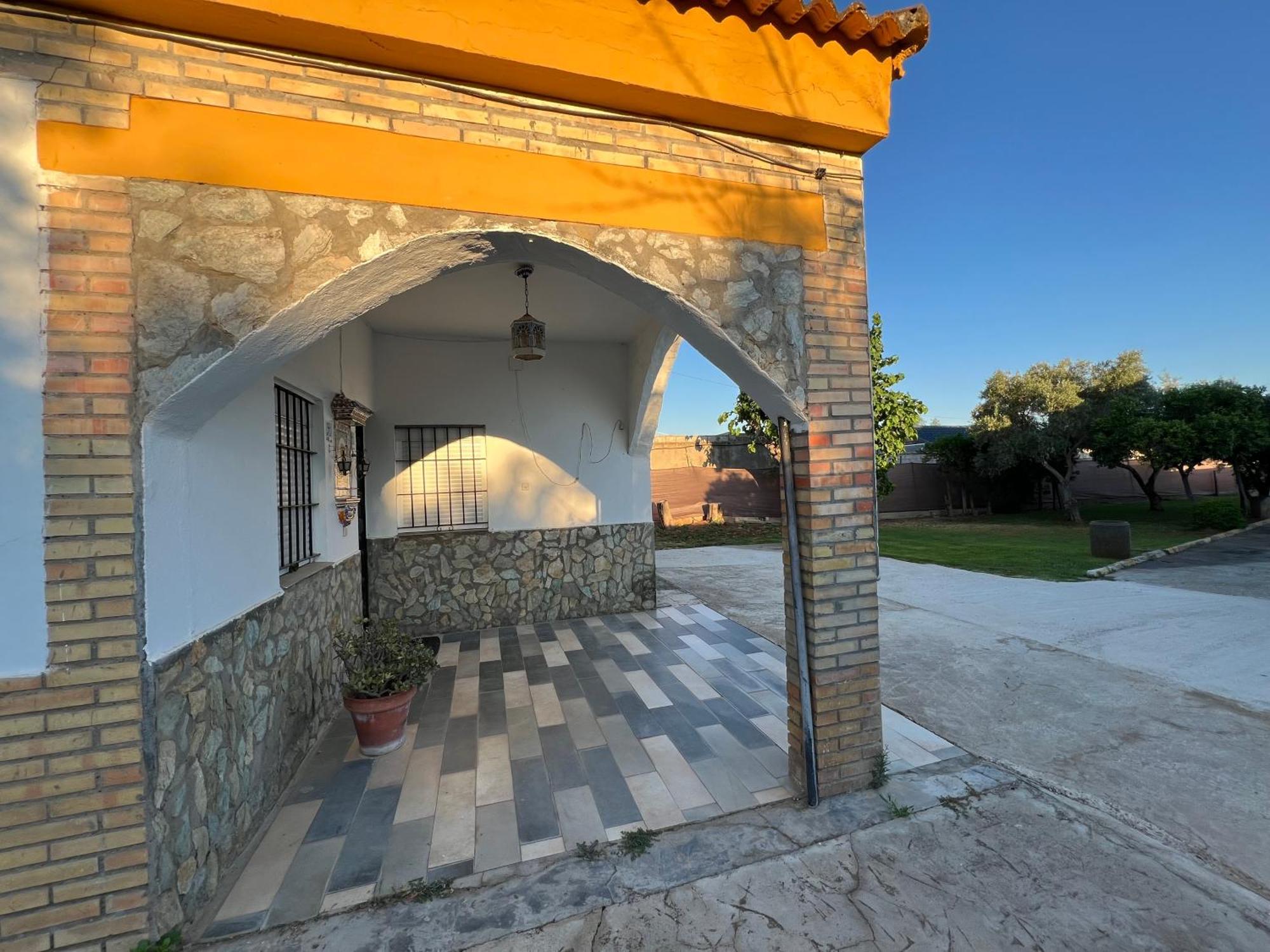 Chalet Piscina Jakuzzi Sevilla Hacienda de Tarazona Bagian luar foto